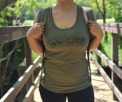 Be Still Green Tank Top