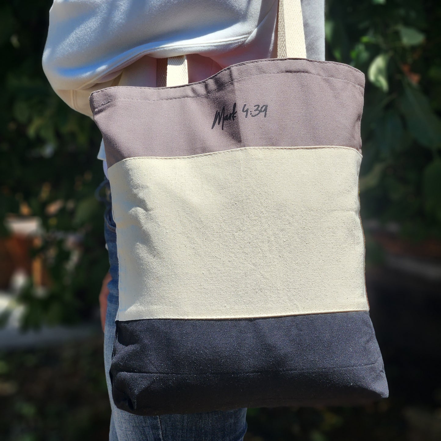 Be Still Black Tote Bag