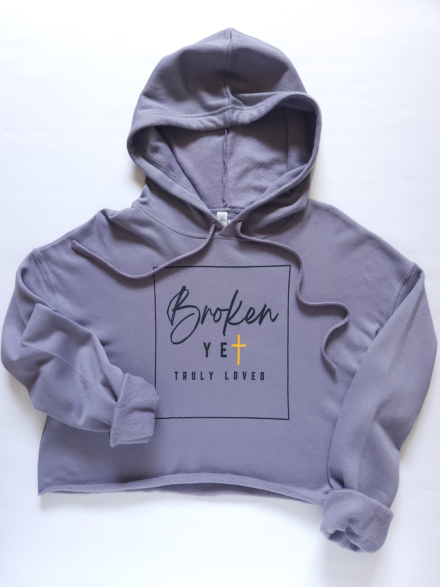 Broken Crop Hoodie